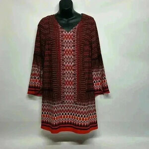 Guys are blue size extra small print dress